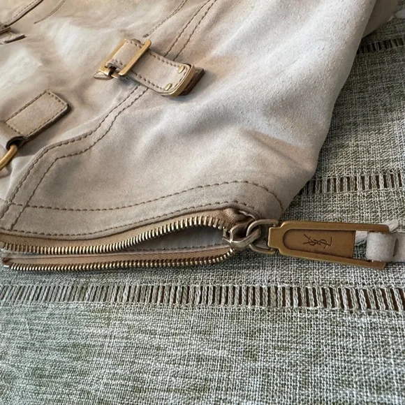 Yves Saint Laurent Downtown Gold ombré Tote Bag - Picture 14 of 16